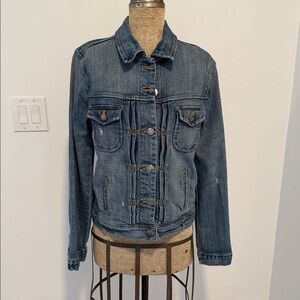 J.Crew Women’s Denim Button-Front Jacket - Size Small